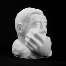 statue ben rich headmaster america scan 3d print model - Mito3D
