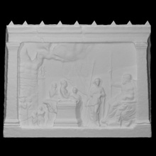 fragment room faun scan relief 3d print model - Mito3D