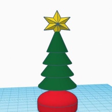 küçük Noel ağaç Led 3d print model - Mito3D