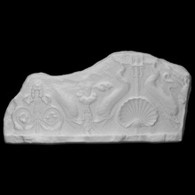 frieze block basilica neptune scan fragment 3d print model - Mito3D