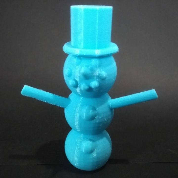 Schneemann Spielzeuge Spiele Basteln 3D print model - Mito3D