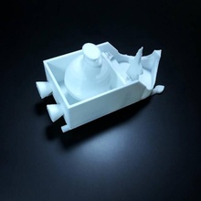 santa trineo jardín 3d print model - Mito3D