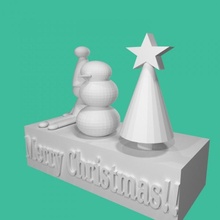 elf shelf tinkercadchristmas 3d print model - Mito3D