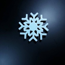 snowflake & garden tinkercad 3d print model - Mito3D