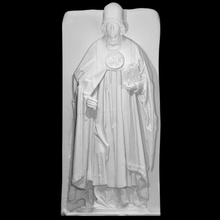 adalberto Sassonia scansione figura tomba gesso cast 3d print model - Mito3D