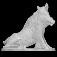 salvaje Jabali porcellino escanear animal escultura Italia fuente yeso emitir florentino 3d print model - Mito3D