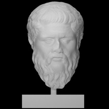 tête Platon analyse homme portrait 3d print model - Mito3D
