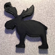 moose keychain fashion & accessories christmas key xmas 3d print model - Mito3D