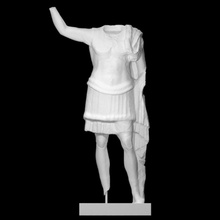 statue armoured general scan armour sculpture 3d print model - Mito3D