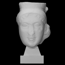 hera escanear cabeza retrato 3d print model - Mito3D