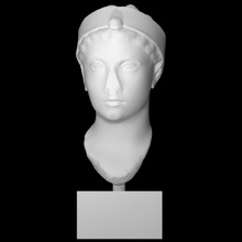 cleopatra scansione testa ritratto 3d print model - Mito3D