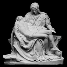 la piet Scan Jesus Skulptur Religion Renaissance Michelangelo artec pietamary 3d print model - Mito3D