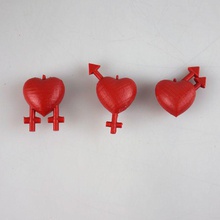 color love heart jewellery resin competition-b9-valentines-day 3d print model - Mito3D