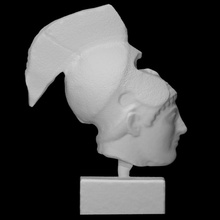 head man scan portrait 3d print model - Mito3D
