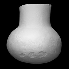 bottle scan pottery terracotta 3d print model - Mito3D