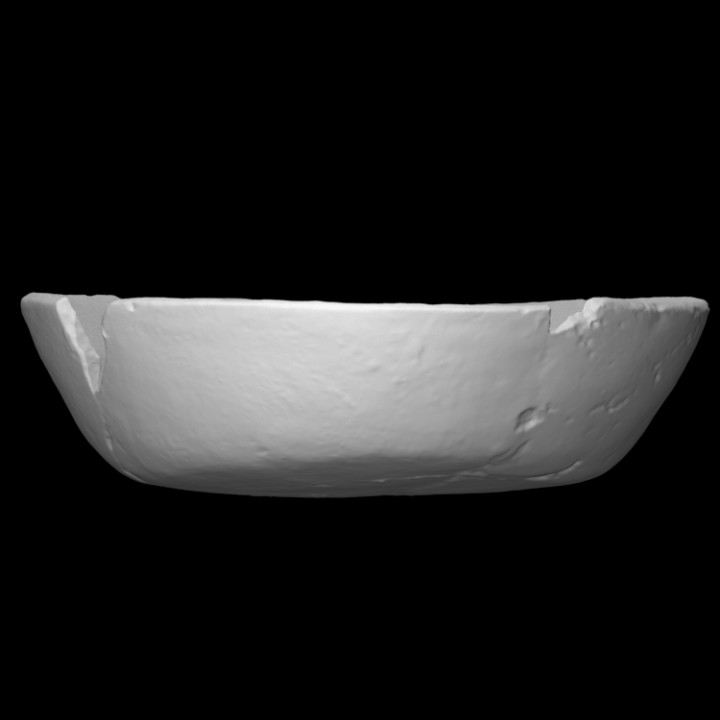 bowl scan pottery terracotta 3D print model - Mito3D