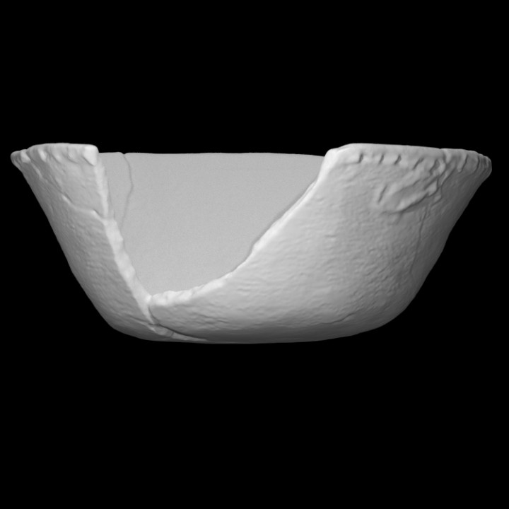bowl scan pottery terracotta 3D print model - Mito3D
