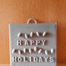 sconosciuto holiday tinkercad Natale giardino ispirazione netflix luci cose strane Buone vacanze 3d print model - Mito3D