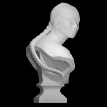 le Chinois Scan Büste Chinesisch Skulptur Jean Baptiste Carpeaux 3d print model - Mito3D