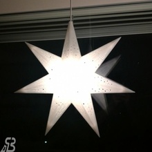 Noel star Bahçe Lamba yıldızı 3d print model - Mito3D