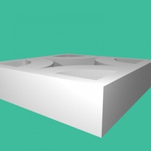 ornamental block tinkercad 3d print model - Mito3D