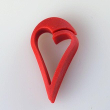 heart pendant jewellery resin competition-b9-valentines-day 3d print model - Mito3D