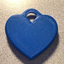 kalp önemsiz mücevher 3d print model - Mito3D