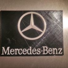 mercedes benz logo ventilador Arte mercedesbenzlogocar 3d print model - Mito3D
