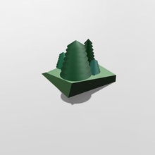yeşil faliyet alani sahne 3d print model - Mito3D