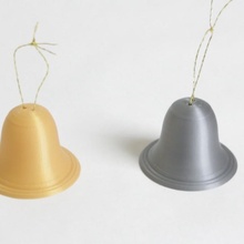 campana ornamento giardino Natale decorazione albero vacanze jingle 3d print model - Mito3D