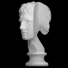 fragmentary head hercules lansdowne herakles scan sculpture plaster fragment 3d print model - Mito3D