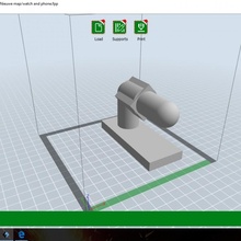 sehen Halter Unterstützung Schreibtisch 3d print model - Mito3D