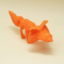 angry fox chicken toys & games animals lowpoly 3d print model - Mito3D