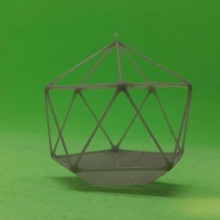 geometric hanging ornament & garden 3d print model - Mito3D