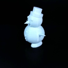 frosty snowman & garden tinkercad 3d print model - Mito3D