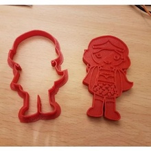 Wonder Woman biscuit coupeur jardin femme 3d print model - Mito3D