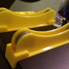 cr-10 tush bracket build 3d printer holder spool filament cr10 3d print model - Mito3D