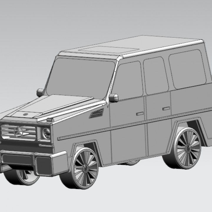 mercedes-benz g-class class model car 3D print model - Mito3D