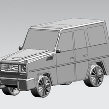mercedes benz clase g modelo coche vehiculo 3d print model - Mito3D