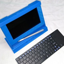 raspberry pi 3 mini stand 7 lcd touch display gadgets & electronics desktop housing pi3 3d print model - Mito3D