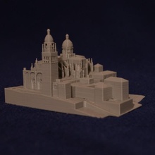 salamanca katedral mimari bina gotik Rönesans kilise barok Avrupa ispanya catedral 3d print model - Mito3D