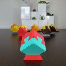 impossibile coda rondine puzzle giocattoli Giochi scatola regalo pacco 3d print model - Mito3D