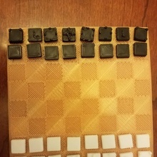 petit échecs planche pièces Jeux Jeu cryptique 3d print model - Mito3D