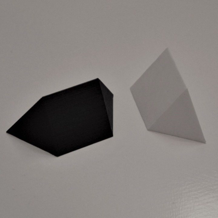 piece tetrahedron puzzle toys & games game toy pyramid desktoy 3d puzzles 3D print model - Mito3D