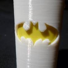 batman bic leve caso bainha jardim 3d print model - Mito3D