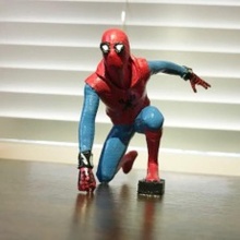 spider-man homemade suit fan art figure marvel spiderman homecoming homemadesuit 3d print model - Mito3D