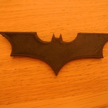 batman logo fan art 3d print model - Mito3D