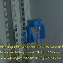 filament sensor box microswitch version build 3d printer filamentoutsideonsensorboxmicroswitchversion filamentrunoutsensor filamentrunout filamentsensor 3d print model - Mito3D