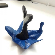 plongée baleine jouets Jeux animaux bureau poisson mer l'eau exotique éclaboussures espèce designchalenge 3d print model - Mito3D