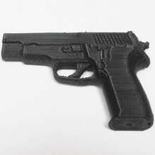 pistola sig Sauer p226 adereços cosplay arma fogo Sigsauer 3d print model - Mito3D